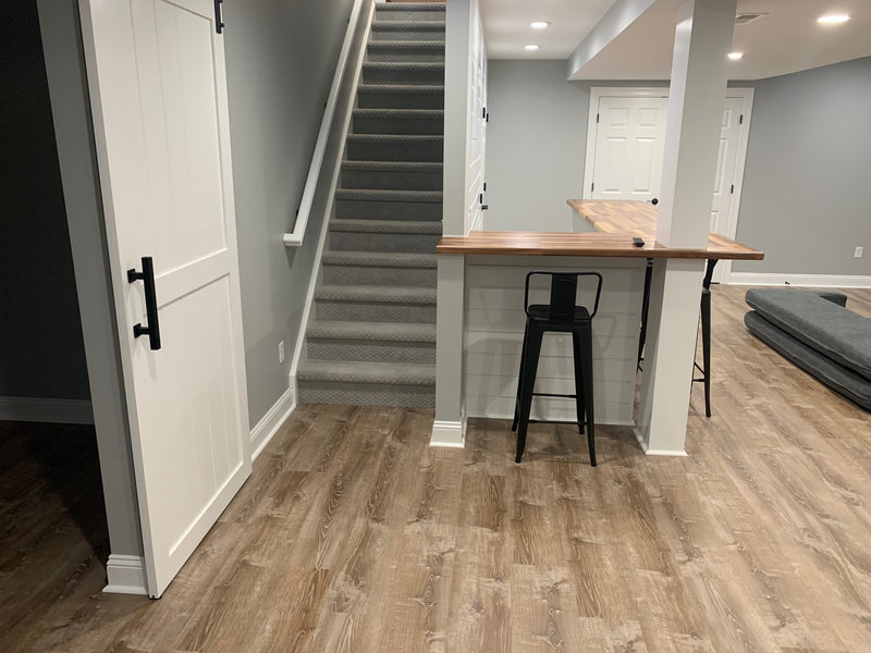Finished basement